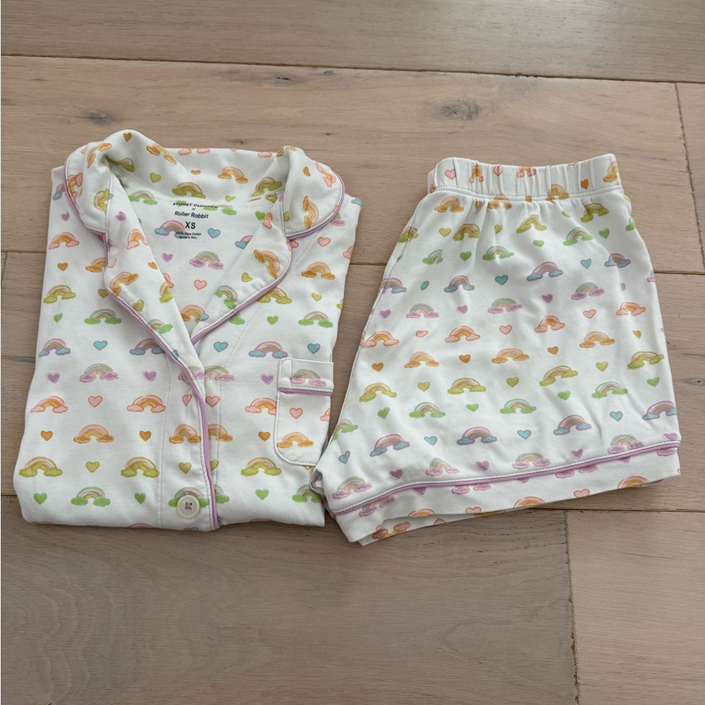 Roller Rabbit + Stoney Clover- PJ set size XS - Picture 4 of 4
